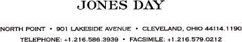 (JONES DAY LOGO)